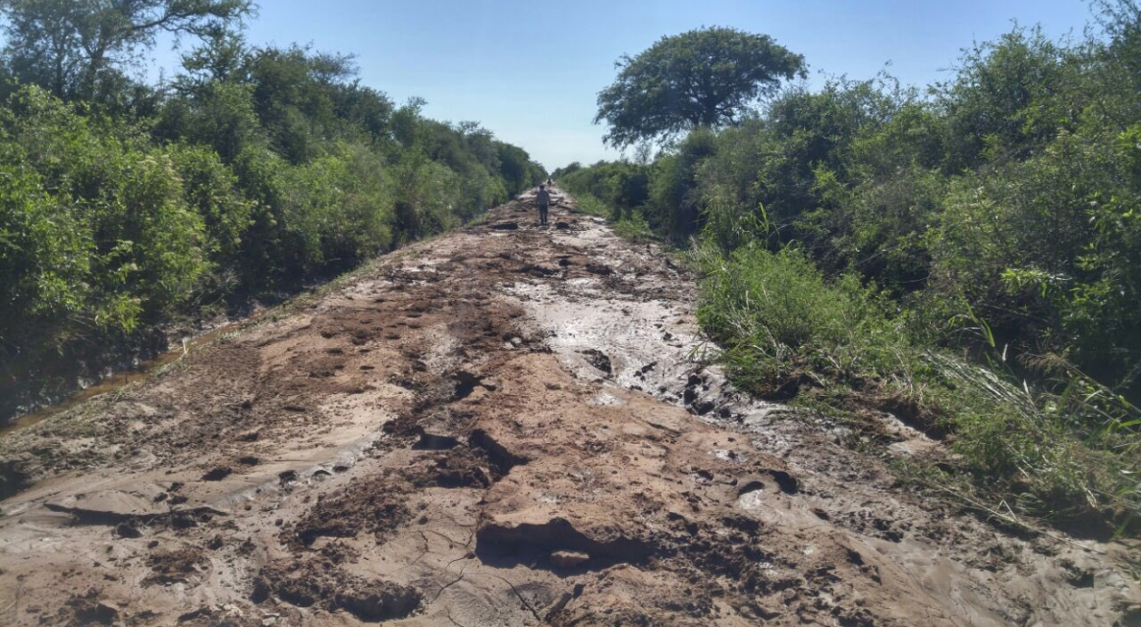 Primer proyecto de pavimentación de caminos rurales en el norte de