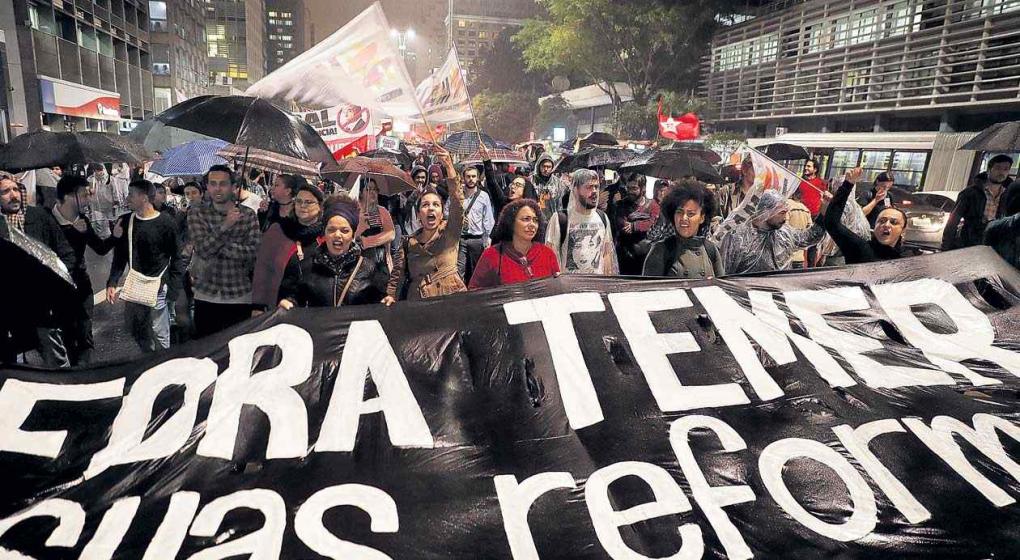 Marchan en Brasil para pedir renuncia del presidente Temer