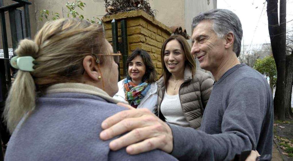 Macri y Vidal arrancaron la campaña de Cambiemos con un timbreo nacional Macri y Vidal arrancaron la campaña de Cambiemos con un timbreo nacional