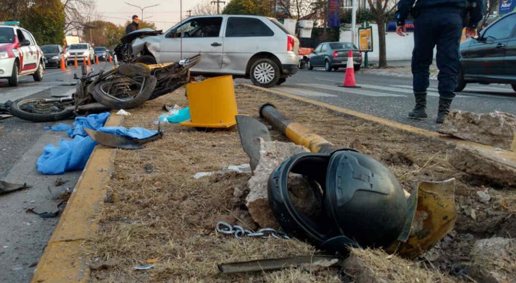 Accidente fatal en avenida Rafael Núñez al 3600