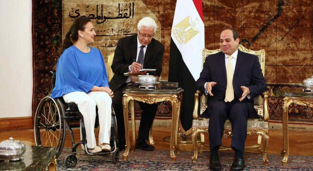 Michetti se reunió con el presidente de Egipto — ARGENTINA