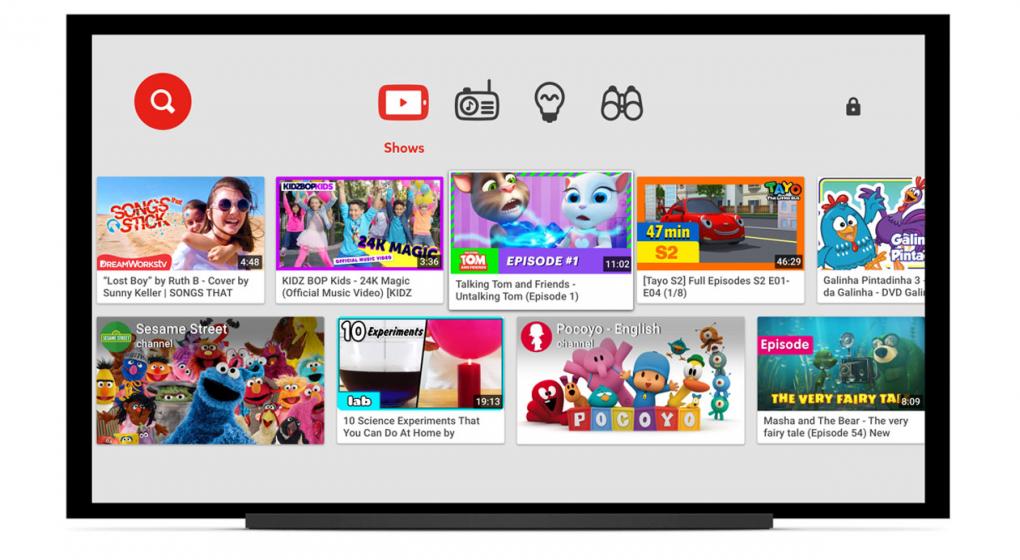 Caraota Digital: Youtube Kids estará disponible para televisores inteligentes
