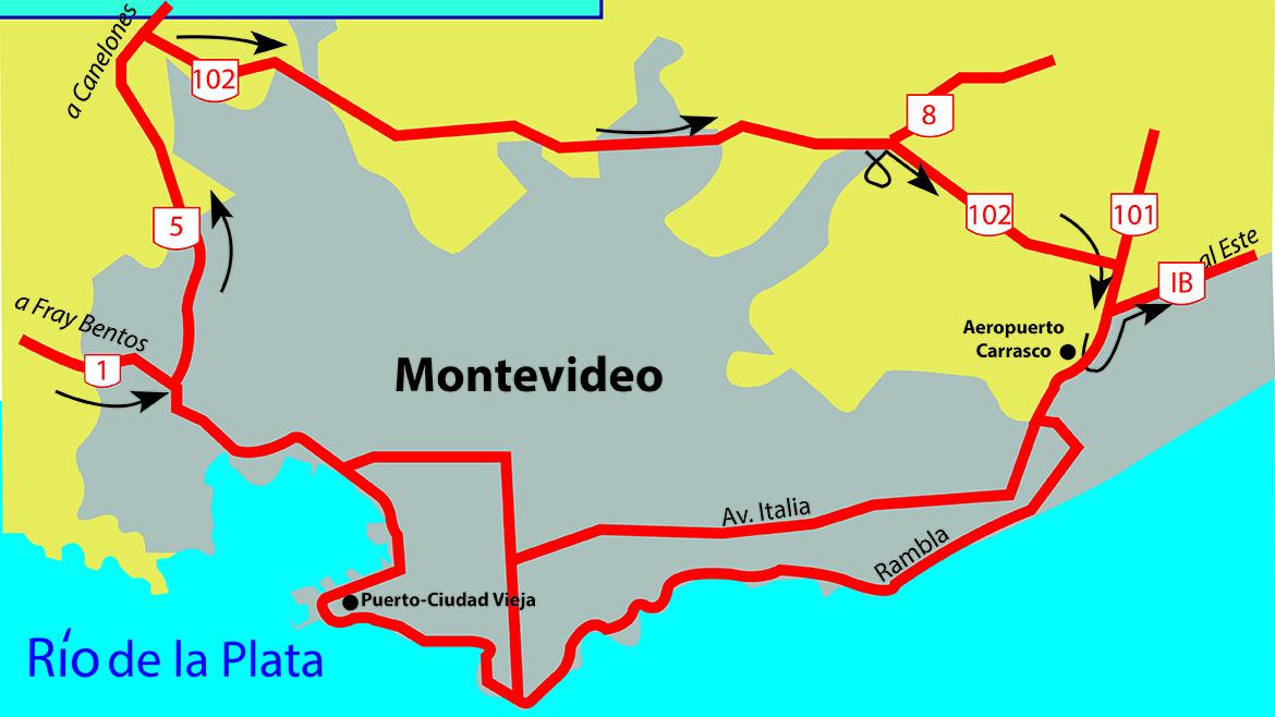 ¿Por dónde voy a Uruguay? ¿Por la ruta 11 o por la autovía 1?