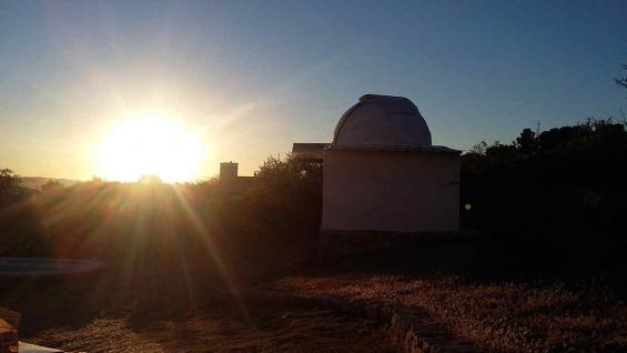 El observatorio se ubica en Villa Cielo, entre las sierras. (Foto: Fernando Forgel).