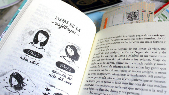 Las etapas de la viajoterapia, una de las propuestas del libro "El síndrome de París". 