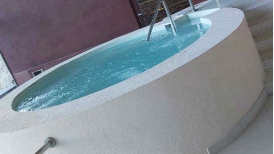 El spa de dos niveles cuenta con un circuito hídrico. (Soledad Soria) El spa de dos niveles cuenta con un circuito hídrico. (Soledad Soria)