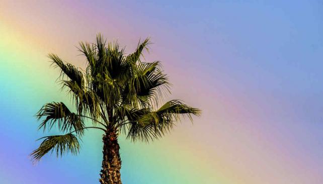 ARCOÍRIS. En Seal Beach, California, el 7 de este mes. La mayor parte de California vio los cielos soleados ese día después de fuertes tormentas impulsadas por El Niño (Matt Masin/The Orange County Register vía AP/Archivo).